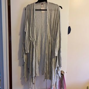 Free People NWT Size S Grey Cardigan